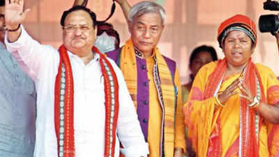 Union minister Bhoumik seen as strong contender for Tripura CM chair