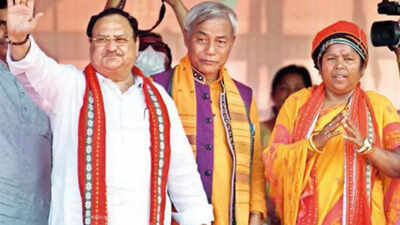 Union minister Bhoumik seen as strong contender for Tripura CM chair