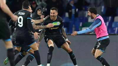 Matias Vecino scores as Lazio beat leaders Napoli 1-0