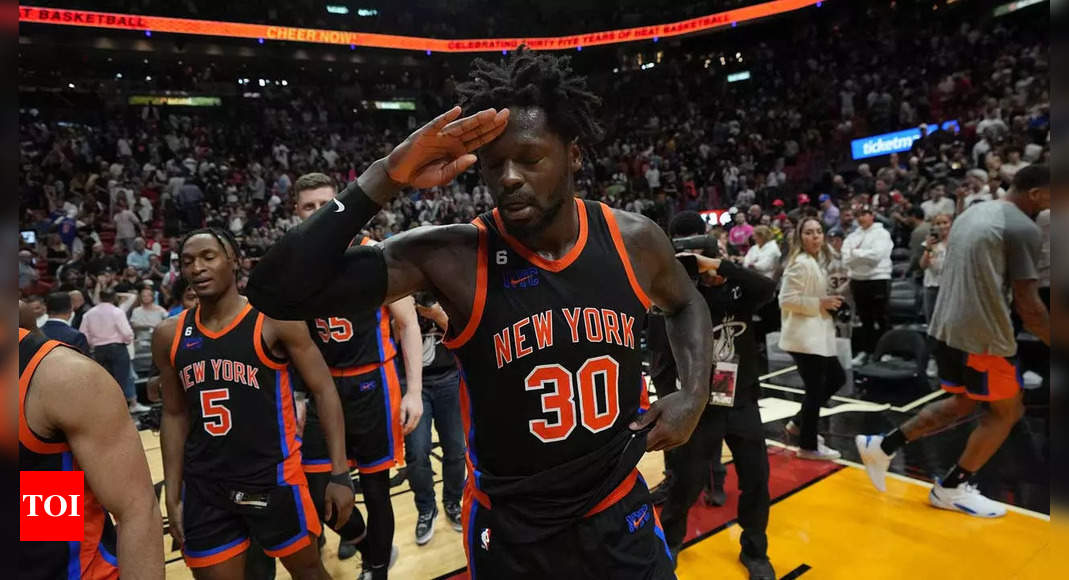 Julius Randle New York Knicks beat Miami Heat to take winning run