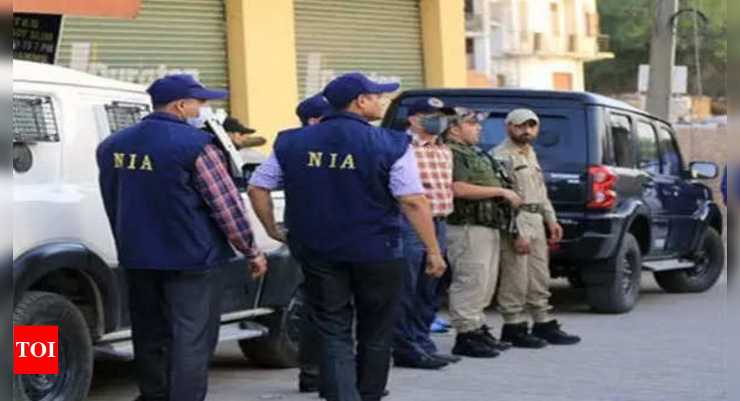 Gangster-terror nexus cases: NIA attaches 5 properties in Delhi, Haryana | India News – Times of India
