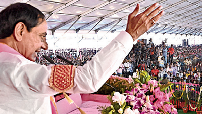 K Chandrasekhar Rao's mega rally in Hyderabad on April 14, BRS to mobilise 5 lakh