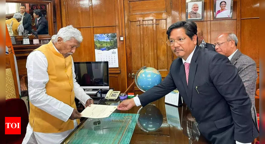 Sangma:  Sangma to start 2nd term as Meghalaya CM on March 7 | India News – Times of India