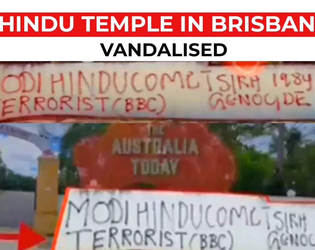 
Another Hindu temple vandalised in Australia by Khalistani sympathisers
