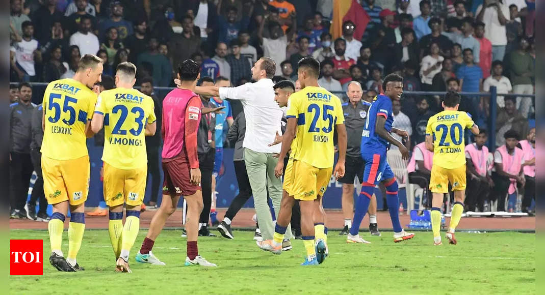 ISL: Kerala Blasters stare at a hefty fine, points loss, likely suspension for walkout | Football News – Times of India