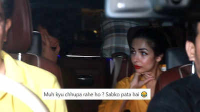 'Munh kyun chhupa rahe ho?': Arjun Kapoor, Malaika Arora trolled as they get papped together at Rhea Kapoor's birthday party