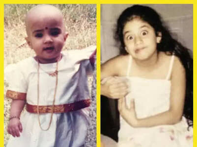 Unseen childhood pics of Janhvi Kapoor
