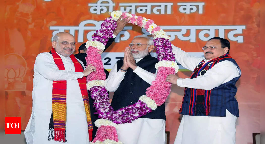 After northeast sweep, BJP looks south to boost tally for 2024 | India News – Times of India