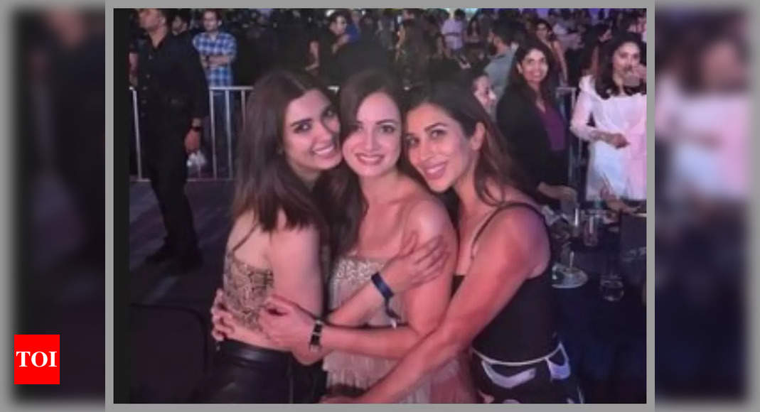 Dia Mirza shares a glimpse of John Legend and Rajakumari’s performance; Madhuri Dixit photobombs her picture with Sophie Choudry and Diana Penty – Times of India