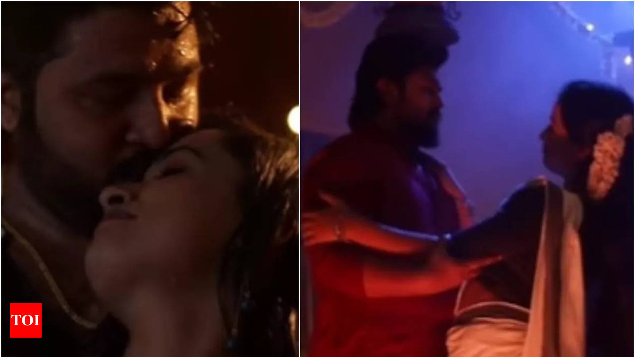 Watch: This steamy romantic video of reel couple Mersheena Neenu and Prabin  is sure to be a treat for Kudumbashree Sharada fans - Times of India