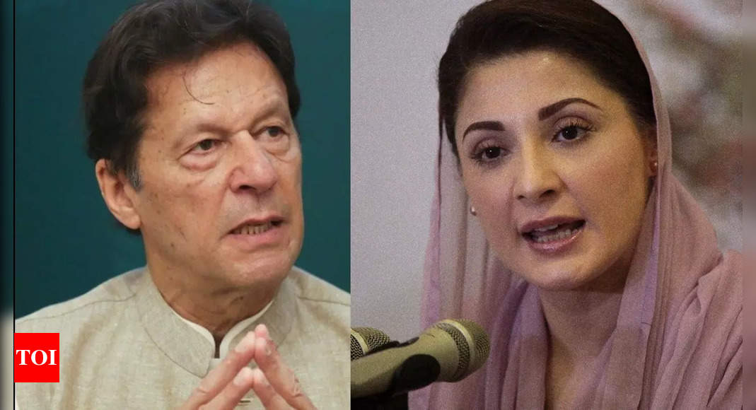 Khan: Pakistan: PML-N leader Maryam Nawaz mocks Imran Khan for avoiding arrest – Times of India