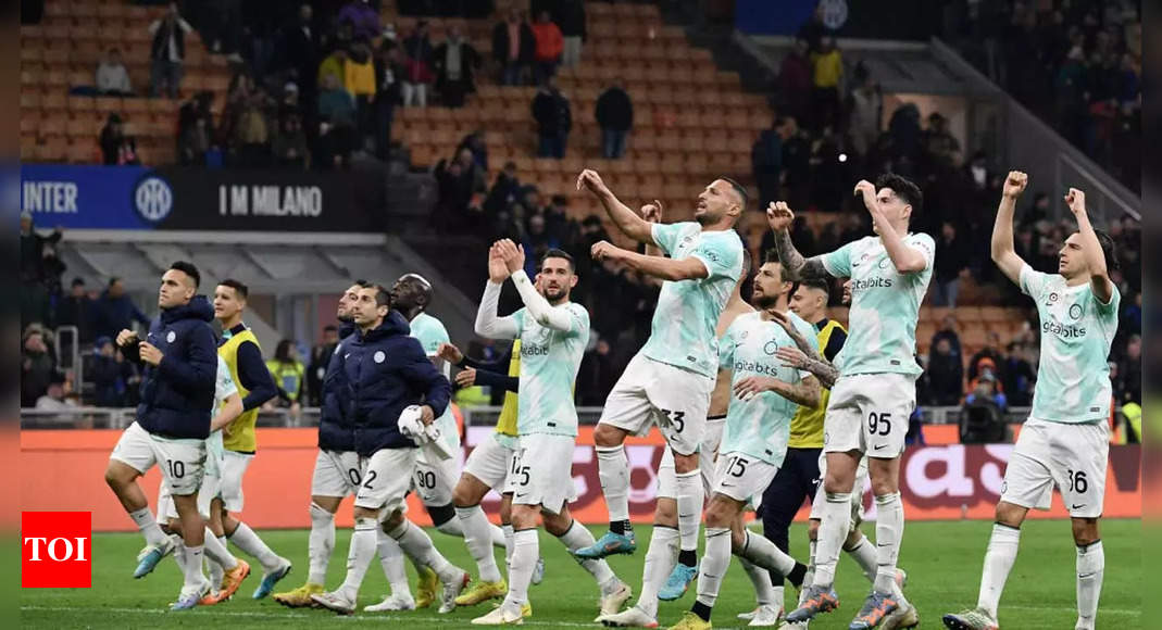 Inter Milan tighten grip on top four with 2-0 win over Lecce | Football News – Times of India