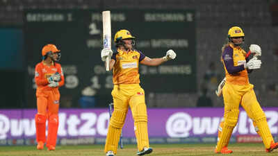 WPL 2023: UP Warriorz dwarf Gujarat Giants by the grace of Harris | Cricket News - Times of India WPL 2023: UP Warriorz dwarf Gujarat Giants by the grace of Harris | Cricket News - Times of India
