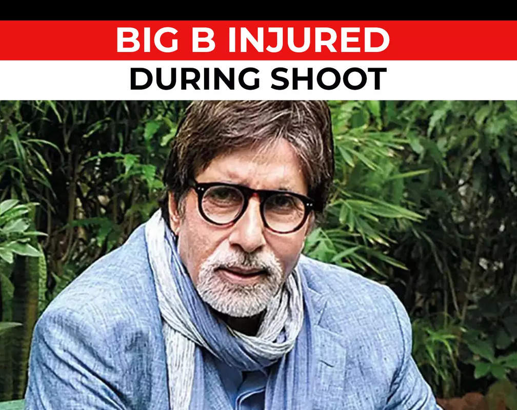 
Bollywood superstar Amitabh Bachchan injured during film shooting in Hyderabad
