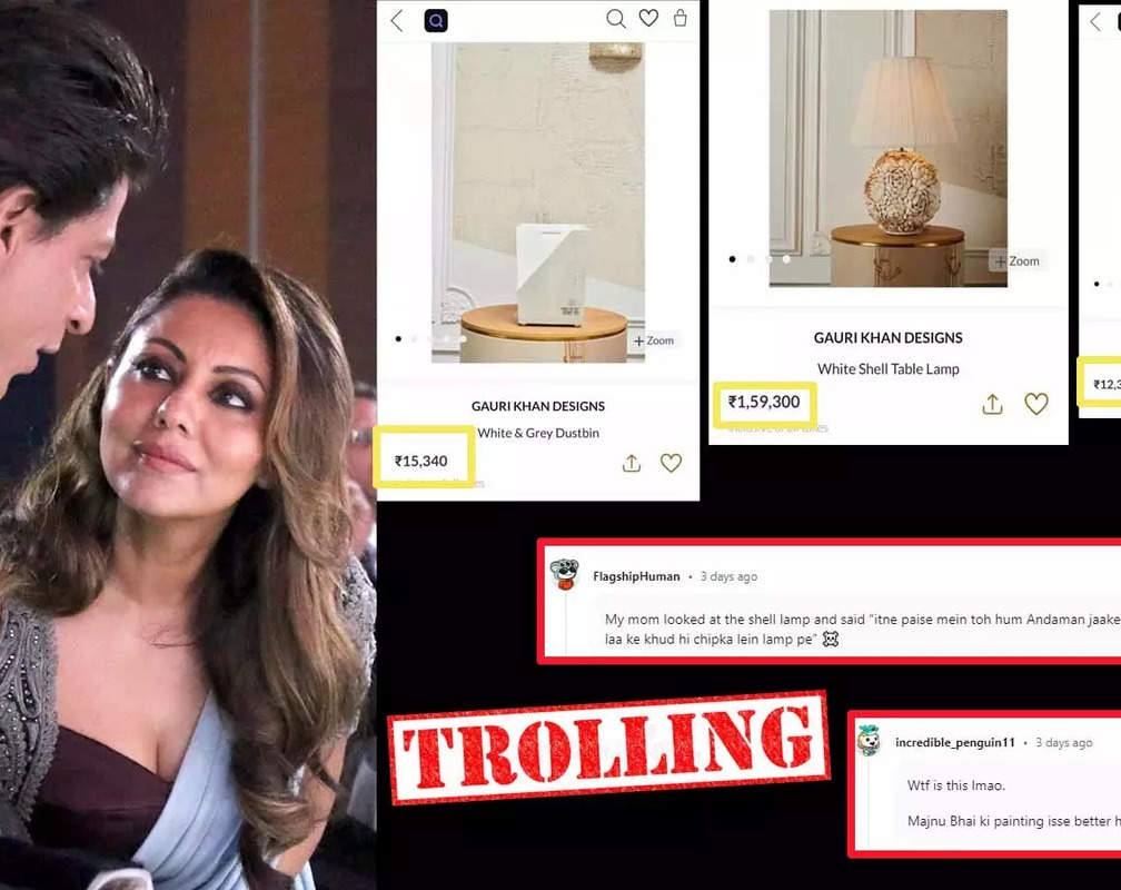 
Shah Rukh Khan's wife Gauri Khan's super-expensive dustbin, lamp and other designs get TROLLED: '15,000 ka dustbin?? Can procure...'
