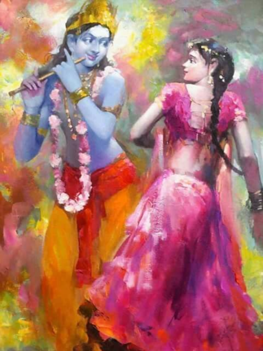 Happy Holi Images 2023: Radha-Krishna Holi Images To Celebrate The ...