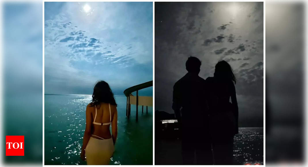 Shikhar Pahariya wishes Janhvi Kapoor on her birthday with a gorgeous silhouette from their romantic getaway – Times of India