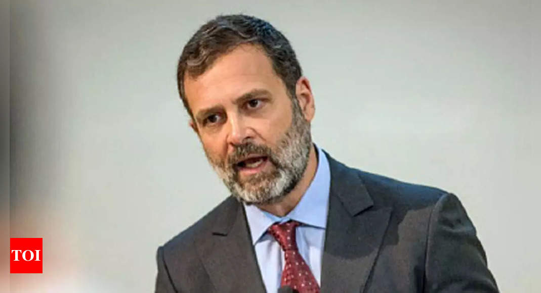 ‘I don’t get excited, can take quite a lot of punishment’: Rahul Gandhi in London | India News – Times of India