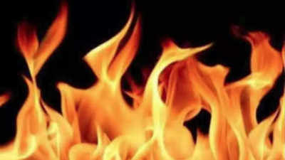 Begusarai man burned alive as bike catches fire
