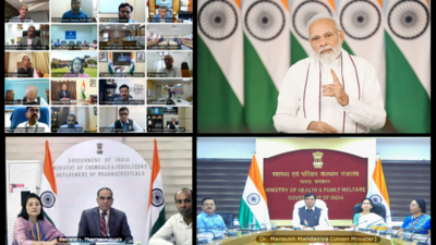 Trying to lessen health sector's foreign reliance: PM Modi