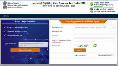 Neet Nta Ac In 2023 Application Form - Printable Forms Free Online