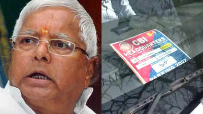 CBI questions Lalu Prasad in land-for-jobs scam case at Misha Bharti's  residence in Delhi | Delhi News - Times of India