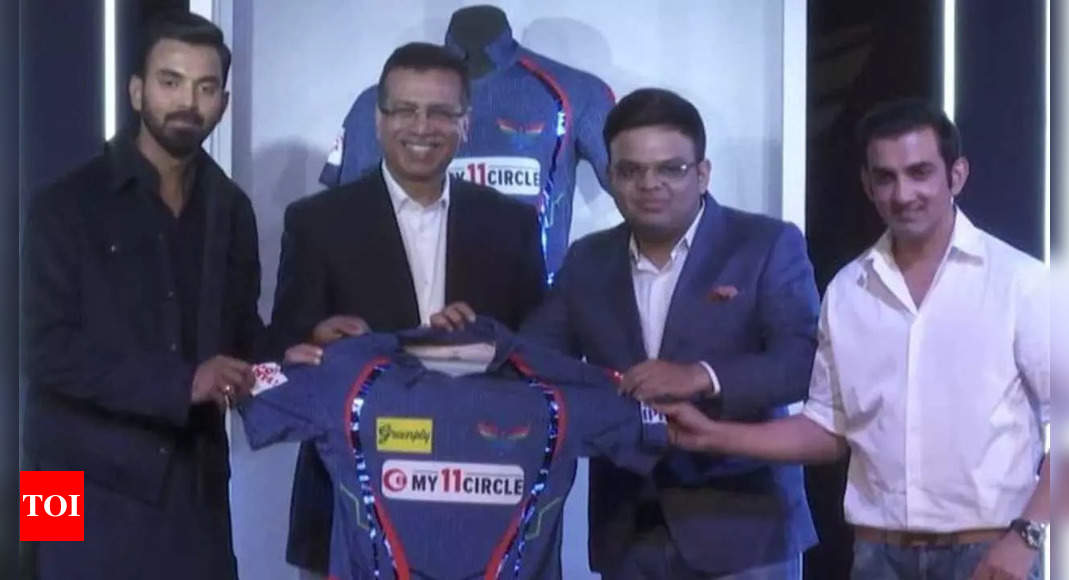 Lucknow Super Giants unveil new jersey for IPL 2023 | Cricket News – Times of India