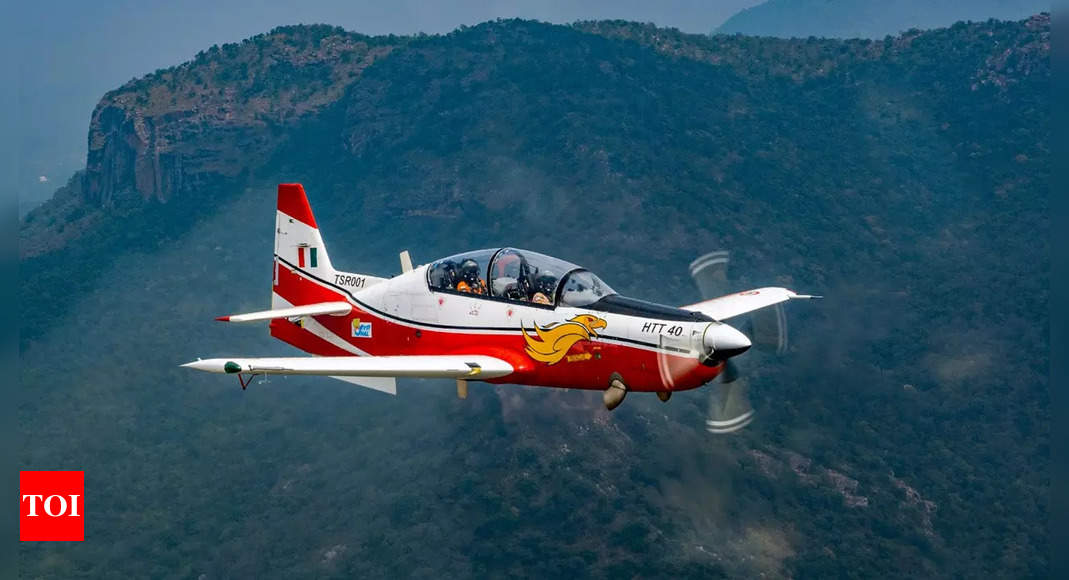 Defence ministry inks Rs 6,800-crore contract with HAL to procure 70 basic trainer aircraft | India News – Times of India