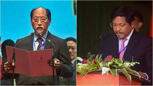 Nagaland, Meghalaya CMs: Team Rio and Squad Sangma take oath for another term