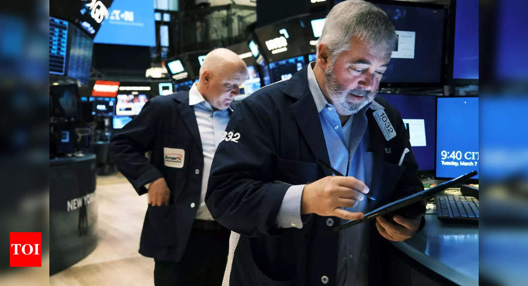 US stocks: Wall Street falls more than 1% as Fed chair Powell flags sharper rate hikes – Times of India
