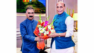Sukhu meets defence minister
