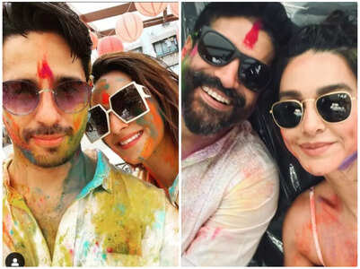 How Bolly couples celebrated their first Holi