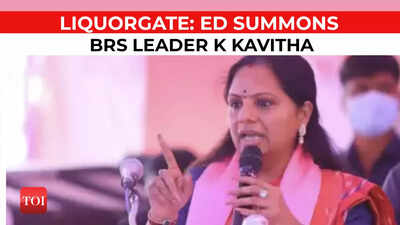 Delhi liquor scam case: BRS leader K Kavitha summoned by ED for questioning