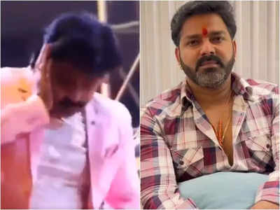 Pawan Singh gets attacked with stone while performance live on the stage