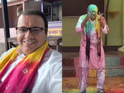 Taarak's Mandar gives a glimpse of Holi shoot