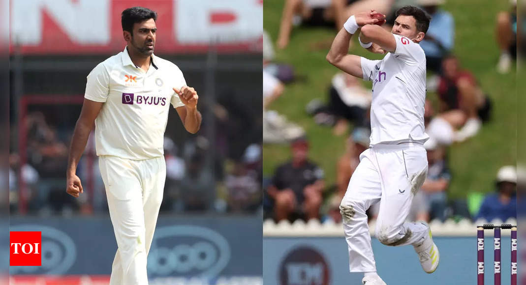 Ravichandran Ashwin, James Anderson share top spot in ICC Test Bowling Rankings | Cricket News – Times of India