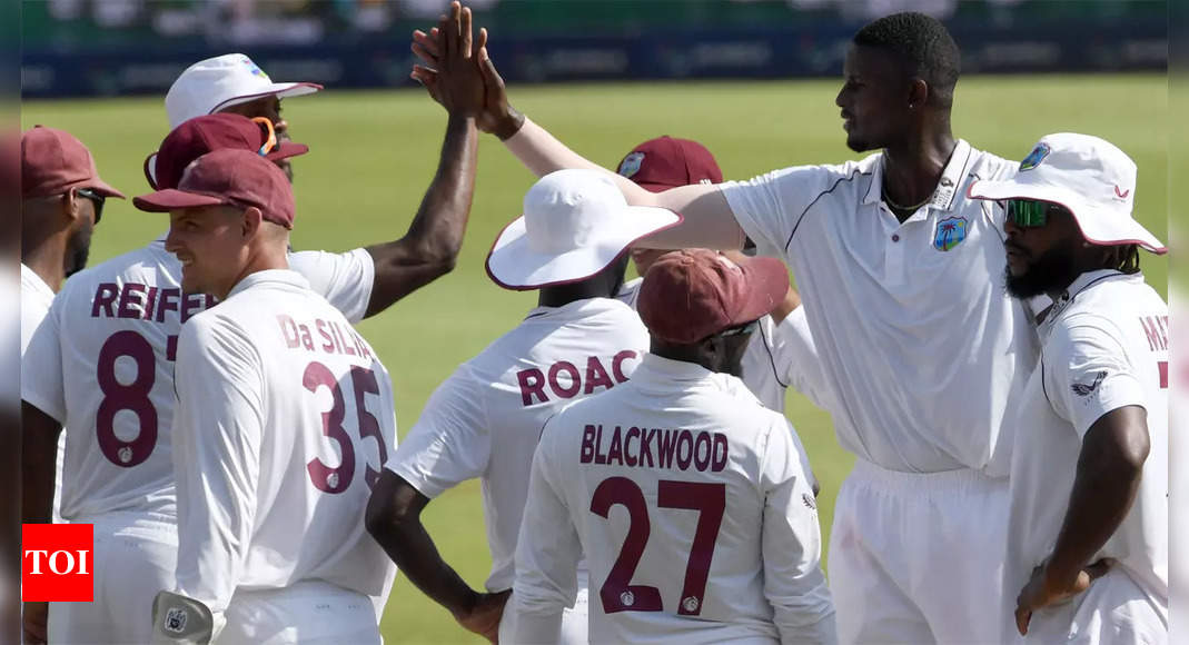 2nd Test: West Indies fight back to keep South Africa to 311/7 at stumps on Day 1 | Cricket News – Times of India