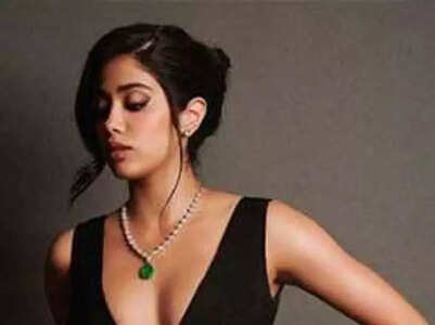 When Janhvi dared to wear deep neckline dresses