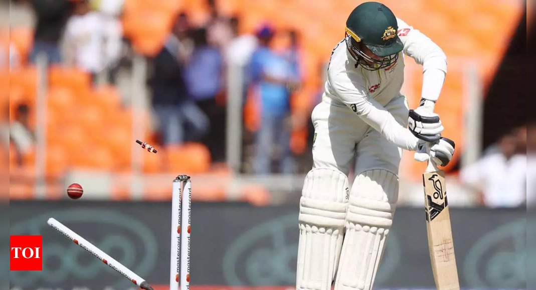 WATCH: Mohammed Shami sends Peter Handscomb’s off-stump cartwheeling | Cricket News – Times of India