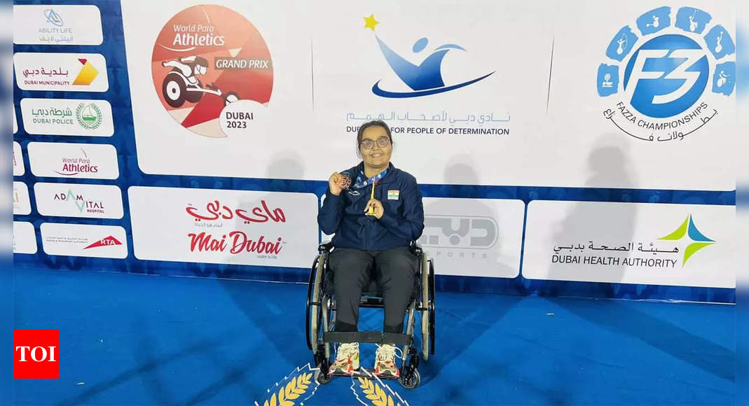 Ekta Bhyan qualifies for World Para Athletics Championships with Asian record, Indian para athletes win 7 medals in Dubai GP | More sports News – Times of India