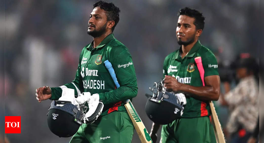 1st T20I: Bangladesh stun world champions England by 6 wickets | Cricket News – Times of India