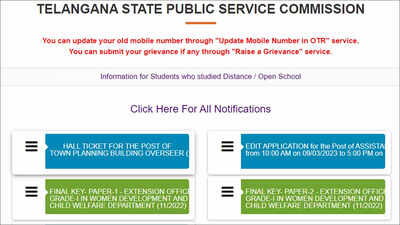 TSPSC VAS Hall Ticket 2023 releases today on tspsc.gov.in, check details here