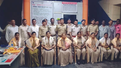 In a first, women police personnel go on night patrol