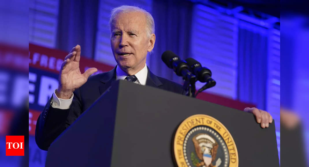 US President Biden proposes to double economic support fund to cash-strapped Pakistan – Times of India