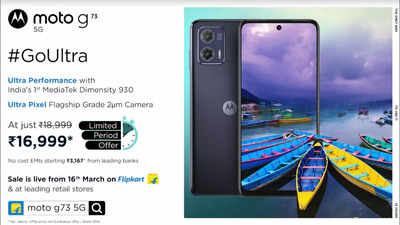 Moto G73 with 50MP camera launched: Price, offers and more - Times