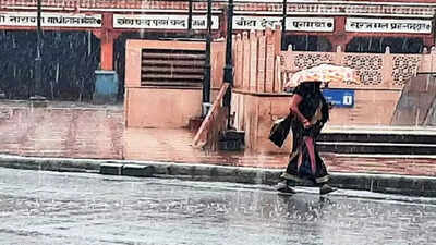 Rain brings down temperature by 5°C in Rajasthan