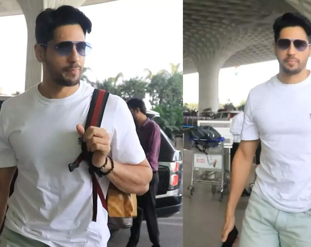 
Sidharth Malhotra leaves for Delhi to complete the last schedule of upcoming film 'Yodha'
