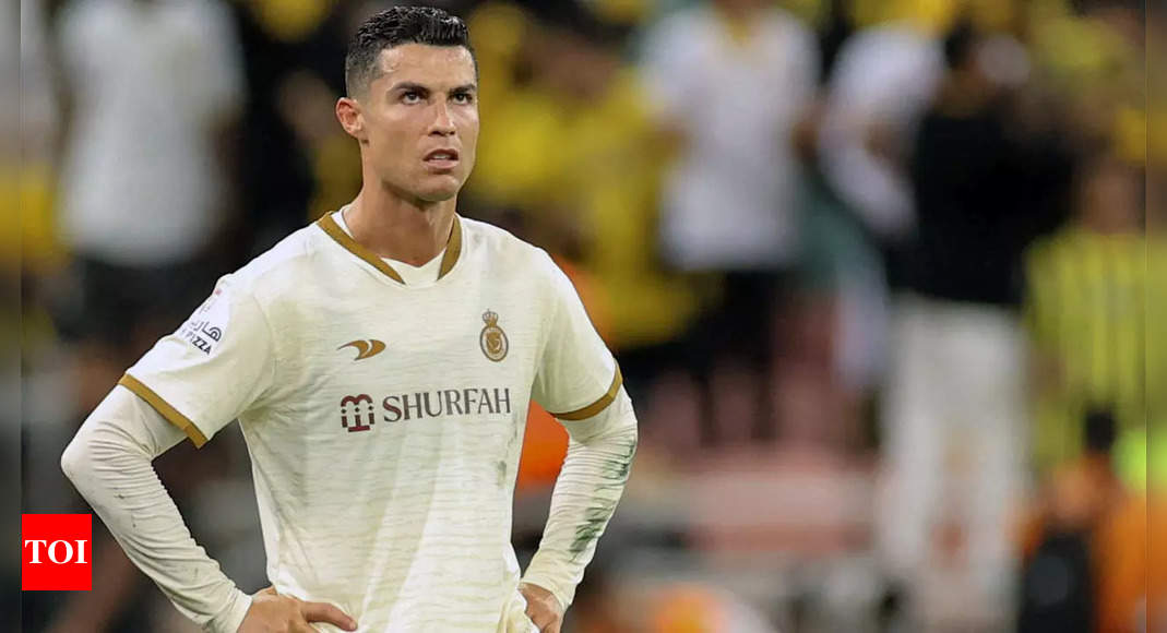Watch: Furious Ronaldo boots bottles, storms off pitch after Al-Nassr defeat | Football News – Times of India