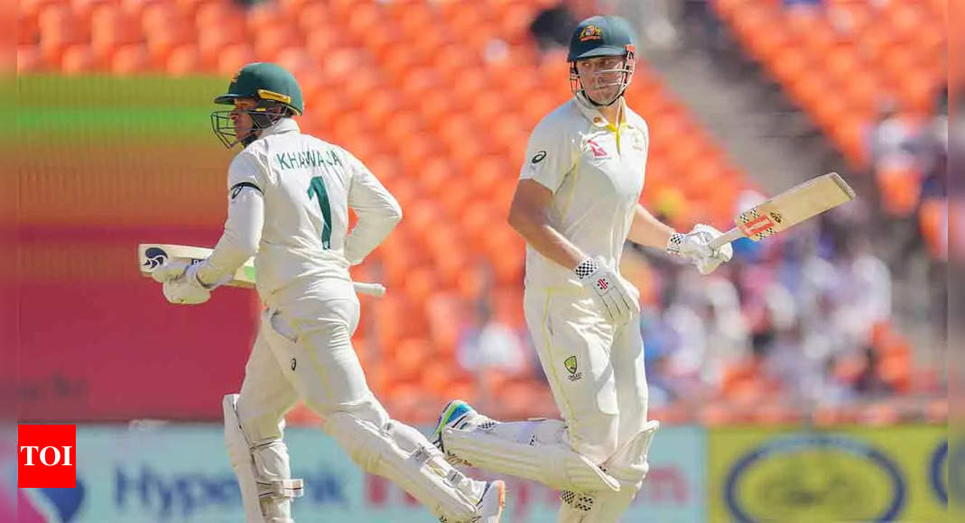4th Test: Usman Khawaja, Cameron Green tons put Australia on top against India | Cricket News – Times of India