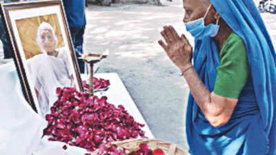Microsite on PM’s mother showcases her humble lifestyle